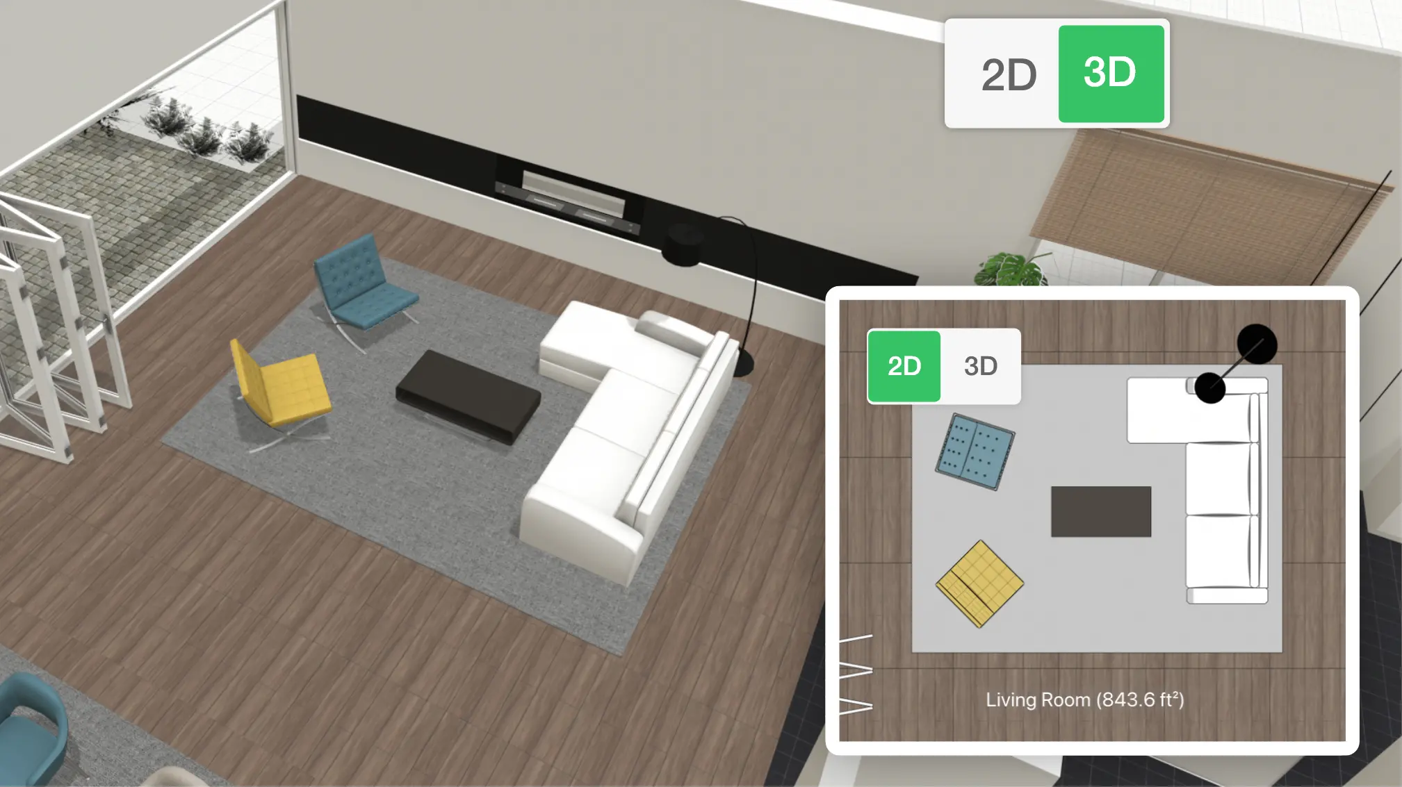 3D room design